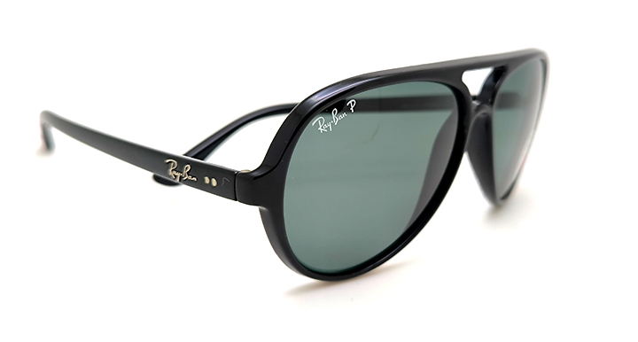 عینک آفتابی مسترکوالیتی ری‌بن  RayBan CATS5000 با عدسی سبز پلاریزه | کد RB4125 601