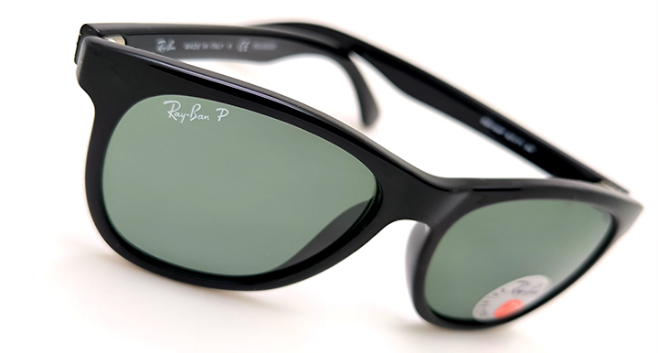 عینک آفتابی مسترکوالیتی ری‌بن RayBan با عدسی شیشه سبز پلاریزه | کد RB4184F 601/71