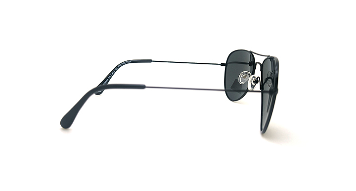 عینک آفتابی بچه گانه خلبانی سیتی ویژن (CITYVISION) بافریم مشکی و عدسی خاکستری پلاریزه| کد 203009_C3
