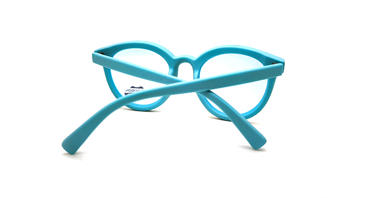 عینک آفتابی بچه‌گانه گرد کائوچویی آبی سیتی ویژن (CITYVISION) عدسی تخت | کد 072248