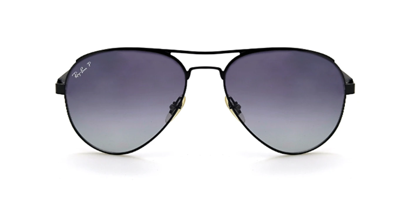 عینک آفتابی هایکپی ری‌بن خلبانی RayBan با عدسی پلاریزه هایلایت | کد RB4305 006/8E