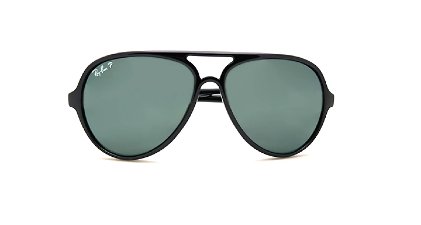 عینک آفتابی مسترکوالیتی ری‌بن  RayBan CATS5000 با عدسی سبز پلاریزه | کد RB4125 601